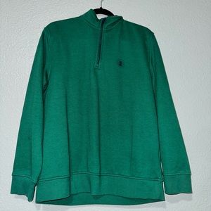 Brand is IZOD. The color is green. Size medium.